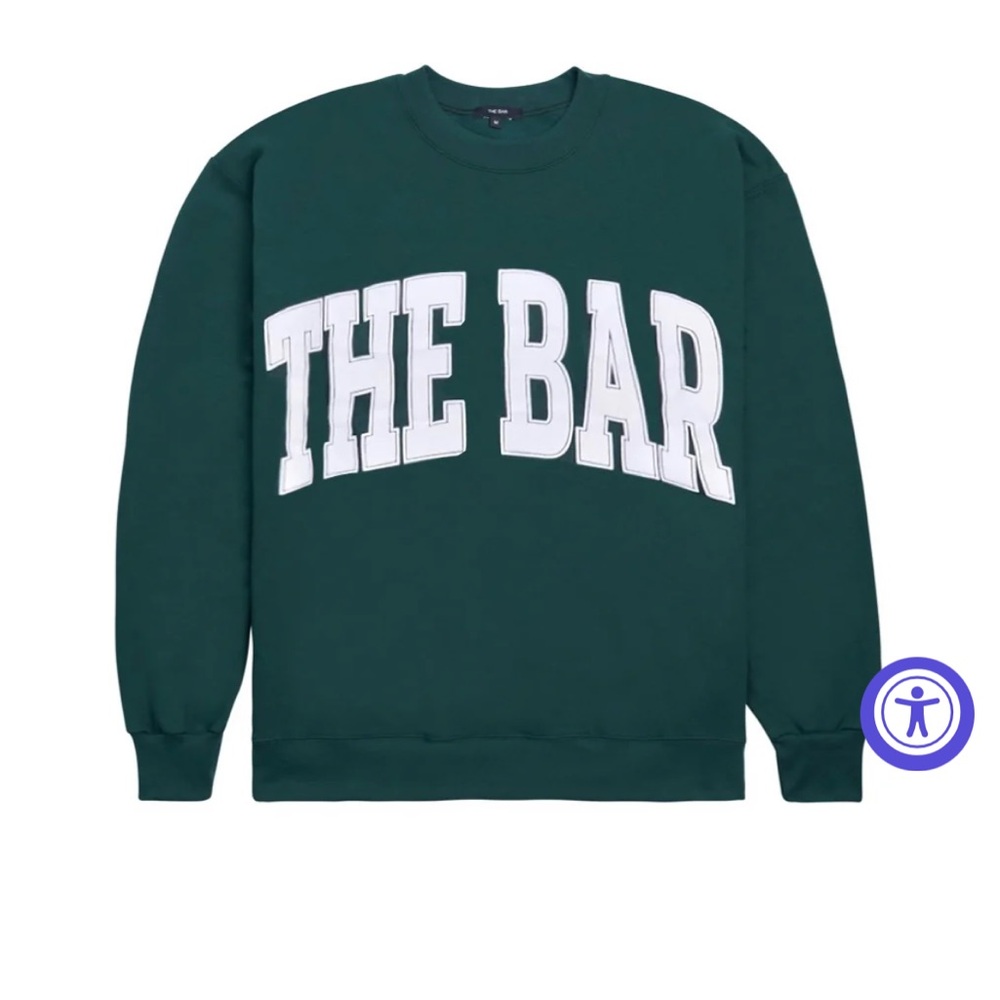 The Bar Hunter Green Varsity Sweatshirt